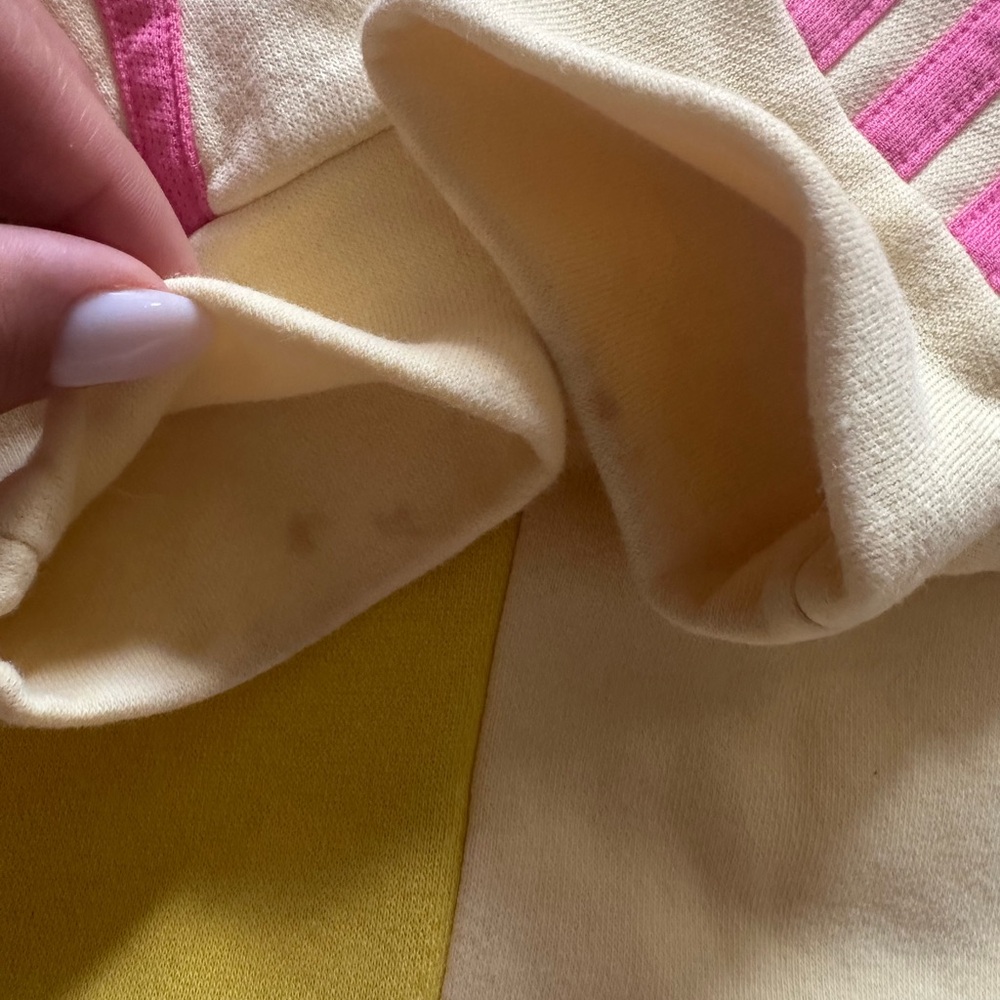 Adidas Yellow and Pink Mickey and Donald Disney Hoodie - Picture 6 of 7